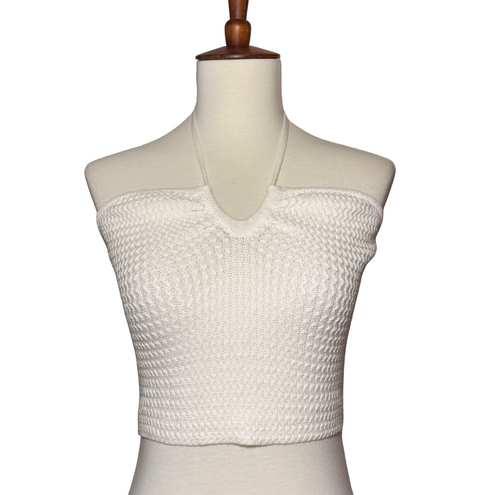 NWOT Crochet Halter Crop Top Forever 21 Size Small